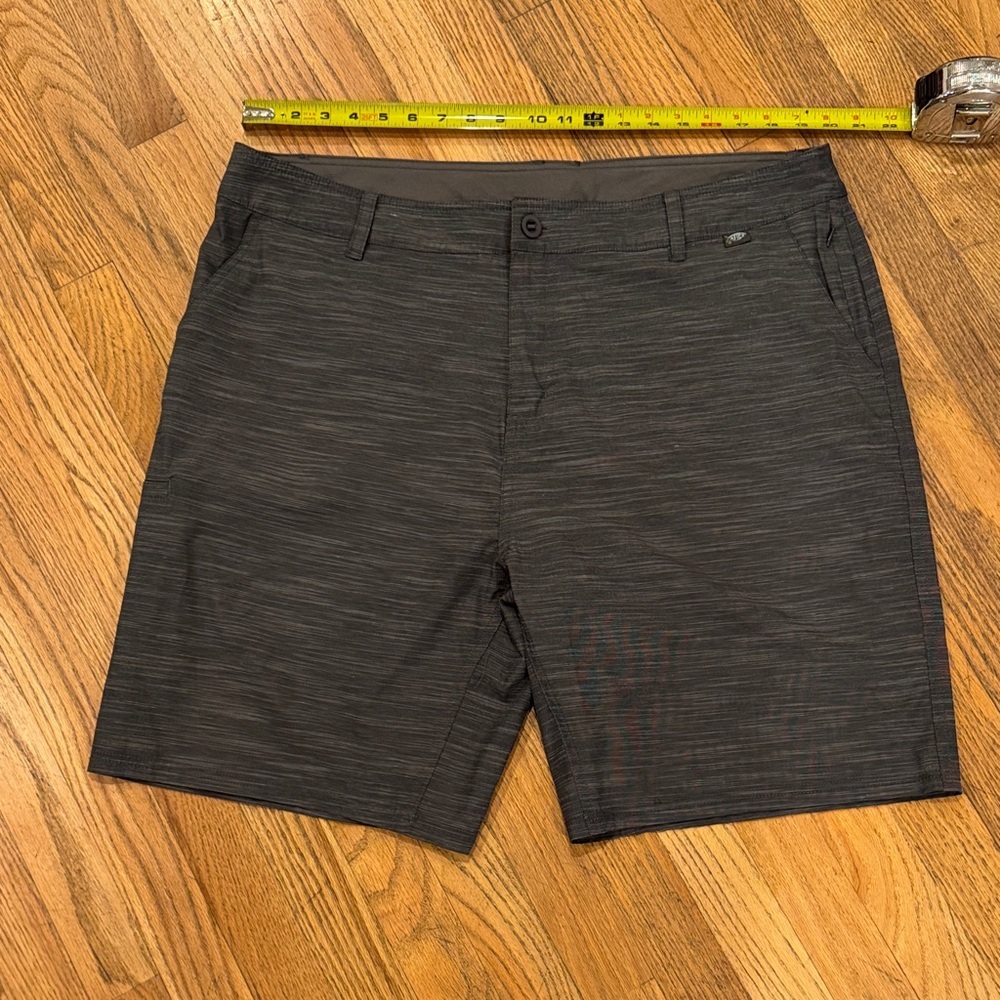 AFTCO Dark Gray Flat Front Men's Shorts - Picture 5 of 8